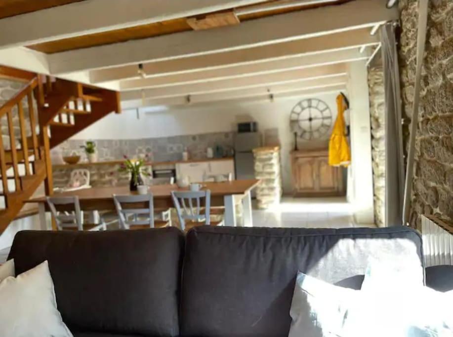 Maison De Pecheur Bord De Mer Bois Et Pierre 6-8 Pers Plobannalec Extérieur photo
