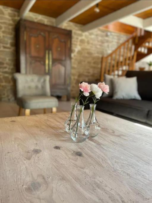 Maison De Pecheur Bord De Mer Bois Et Pierre 6-8 Pers Plobannalec Extérieur photo