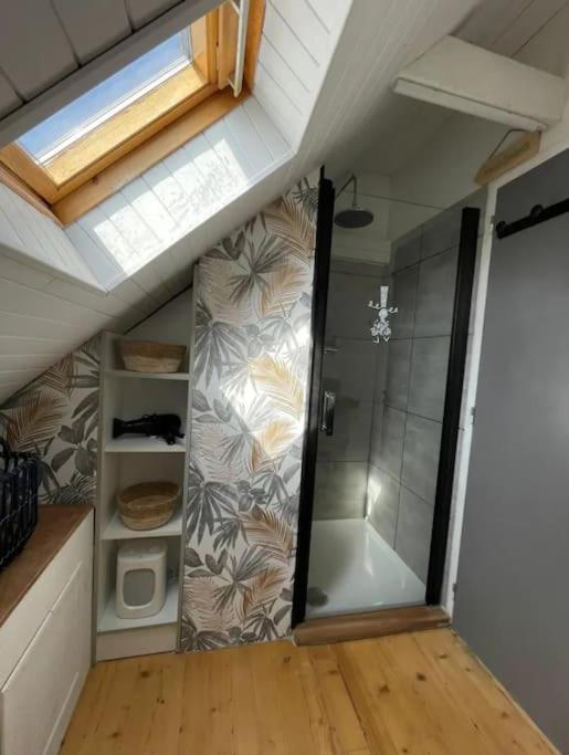 Maison De Pecheur Bord De Mer Bois Et Pierre 6-8 Pers Plobannalec Extérieur photo