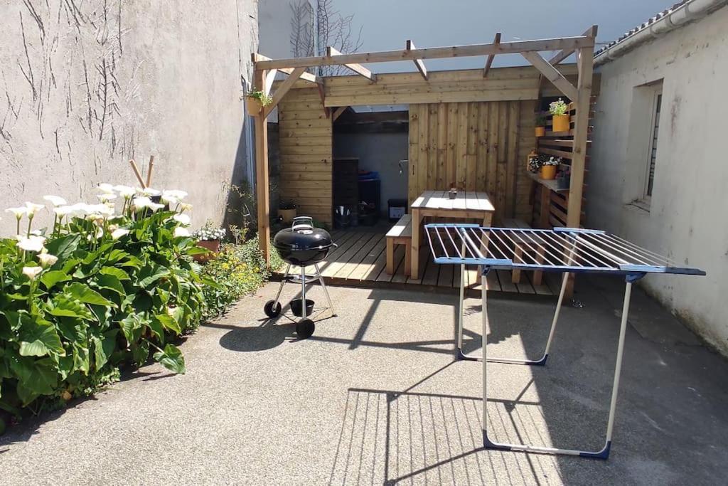 Maison De Pecheur Bord De Mer Bois Et Pierre 6-8 Pers Plobannalec Extérieur photo