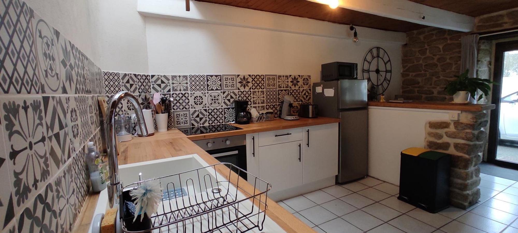Maison De Pecheur Bord De Mer Bois Et Pierre 6-8 Pers Plobannalec Extérieur photo